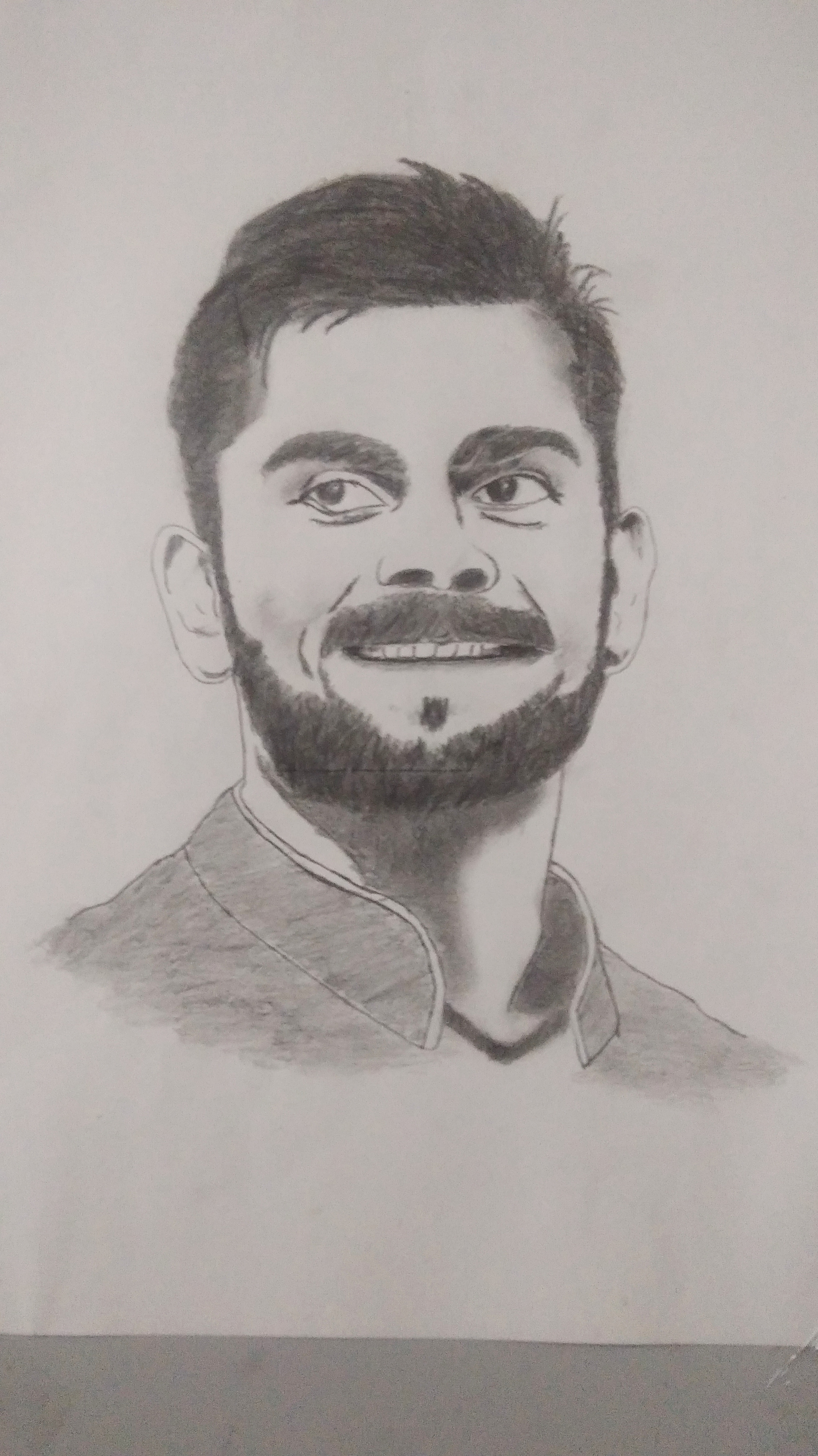 Character portrait pencil study